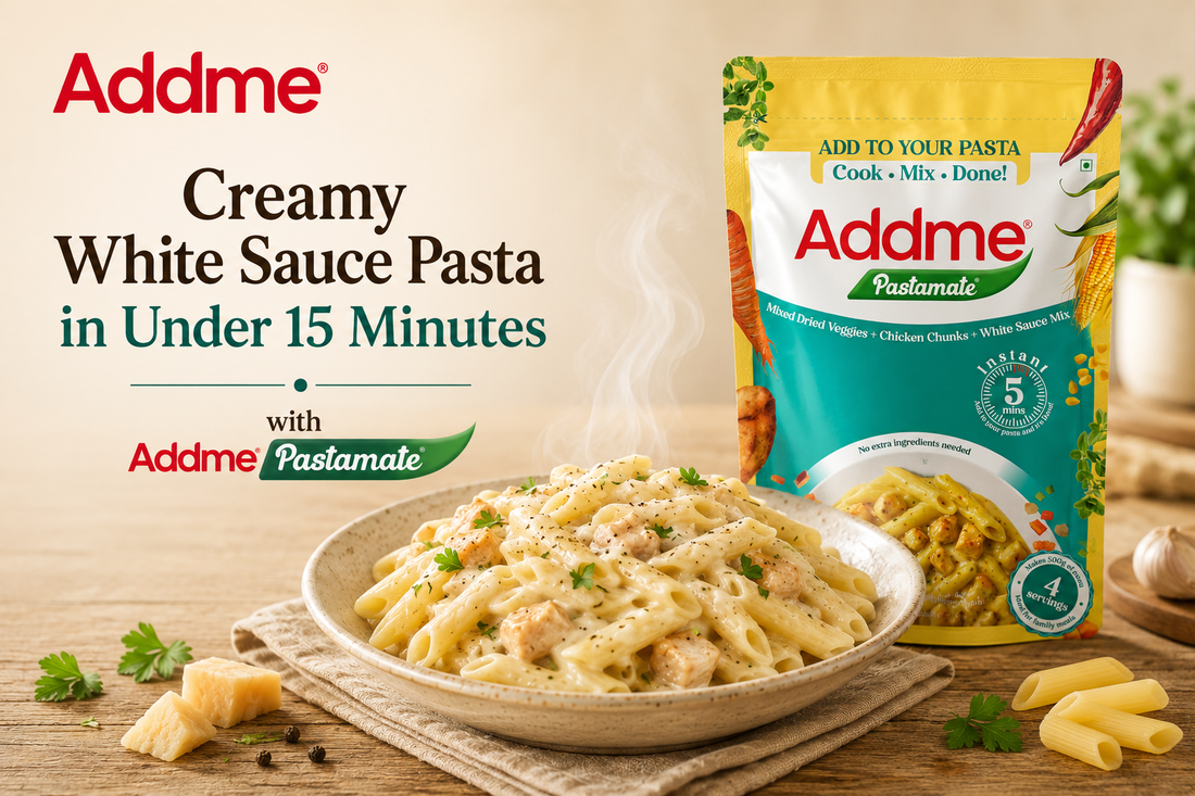 Creamy White Sauce Pasta in Under 15 Minutes with Addme Pastamate