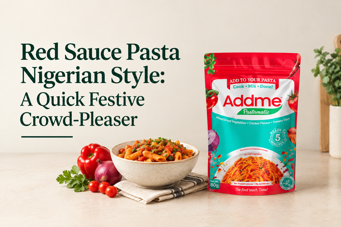 Red Sauce Pasta Nigerian Style: A Quick Festive Crowd-Pleaser