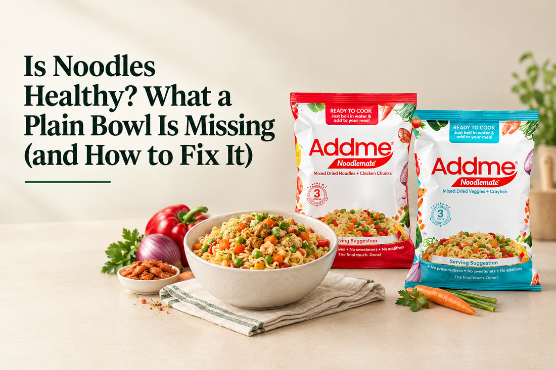 Is Noodles Healthy? What a Plain Bowl Is Missing (and How to Fix It)