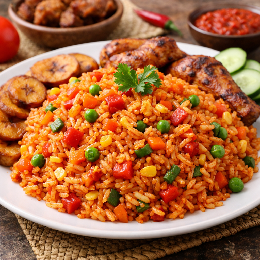 How to Cook Jollof Rice with Vegetables (Step-by-Step Guide)